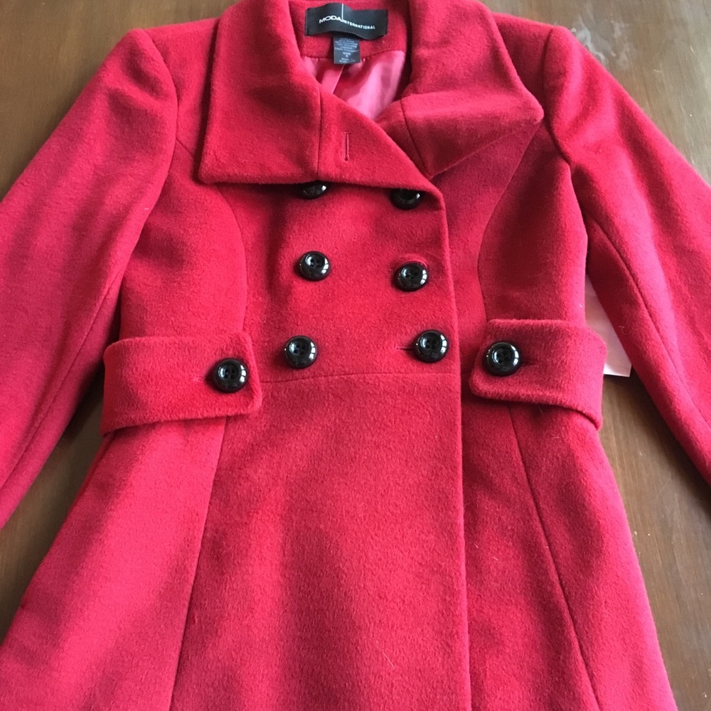Victoria’s Secret Moda Int. wool blend pea coat.